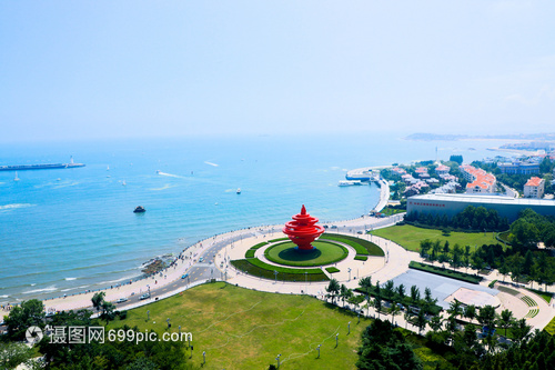 青岛旅游地标五四广场